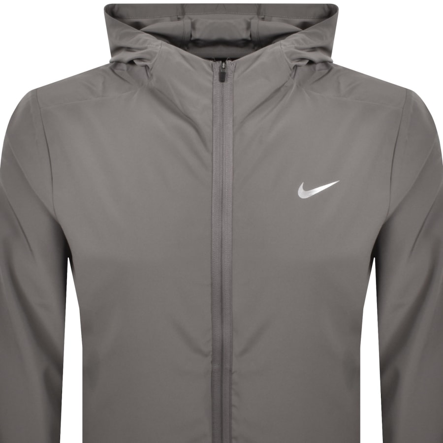 Image number 2 for Nike Training Hooded Fitness Jacket Brown