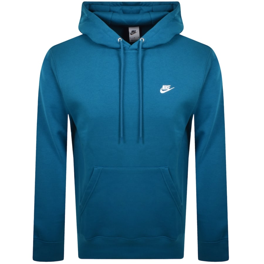 Image number 1 for Nike Club Hoodie Abyss Blue