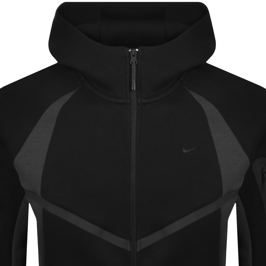Image number 2 for Nike Tech Windrunner Fleece Hoodie Black