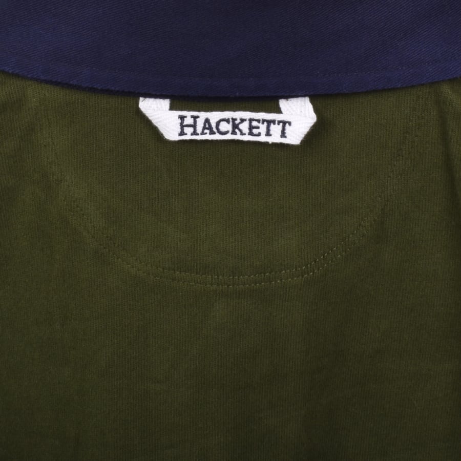 Image number 5 for Hackett Peaks Rugby Polo T Shirt Green