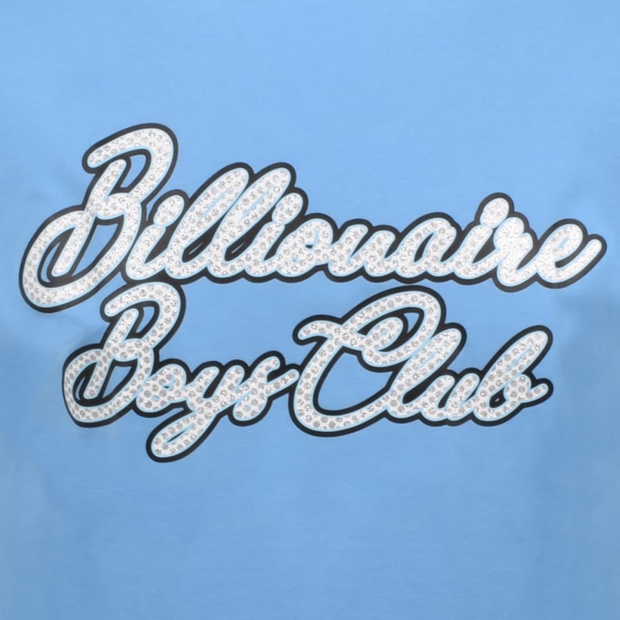 Image number 3 for Billionaire Boys Club Diamond Script TShirt Blue
