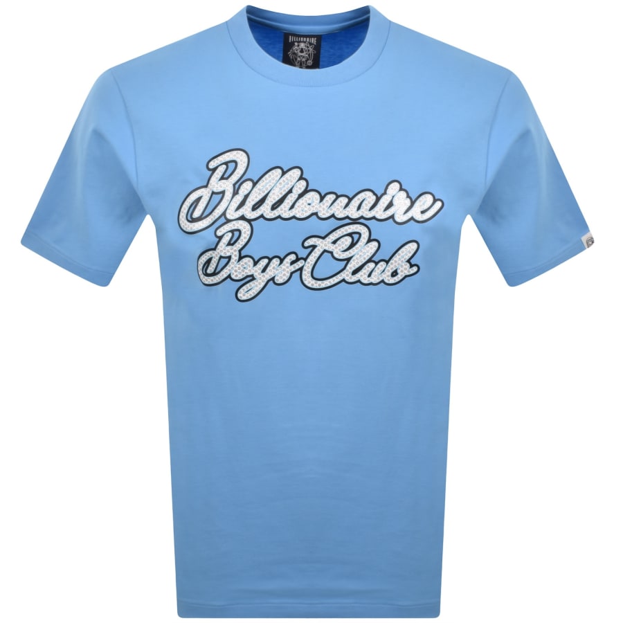 Image number 1 for Billionaire Boys Club Diamond Script TShirt Blue