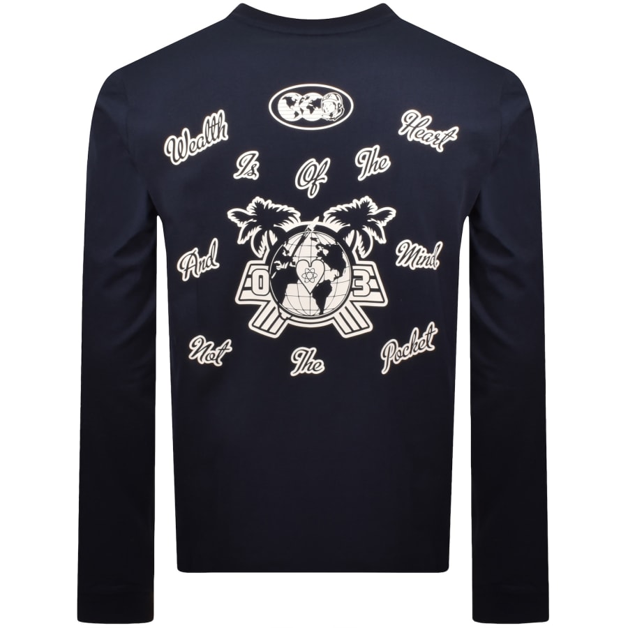 Image number 5 for Billionaire Boys Club Global Regatta T Shirt Navy