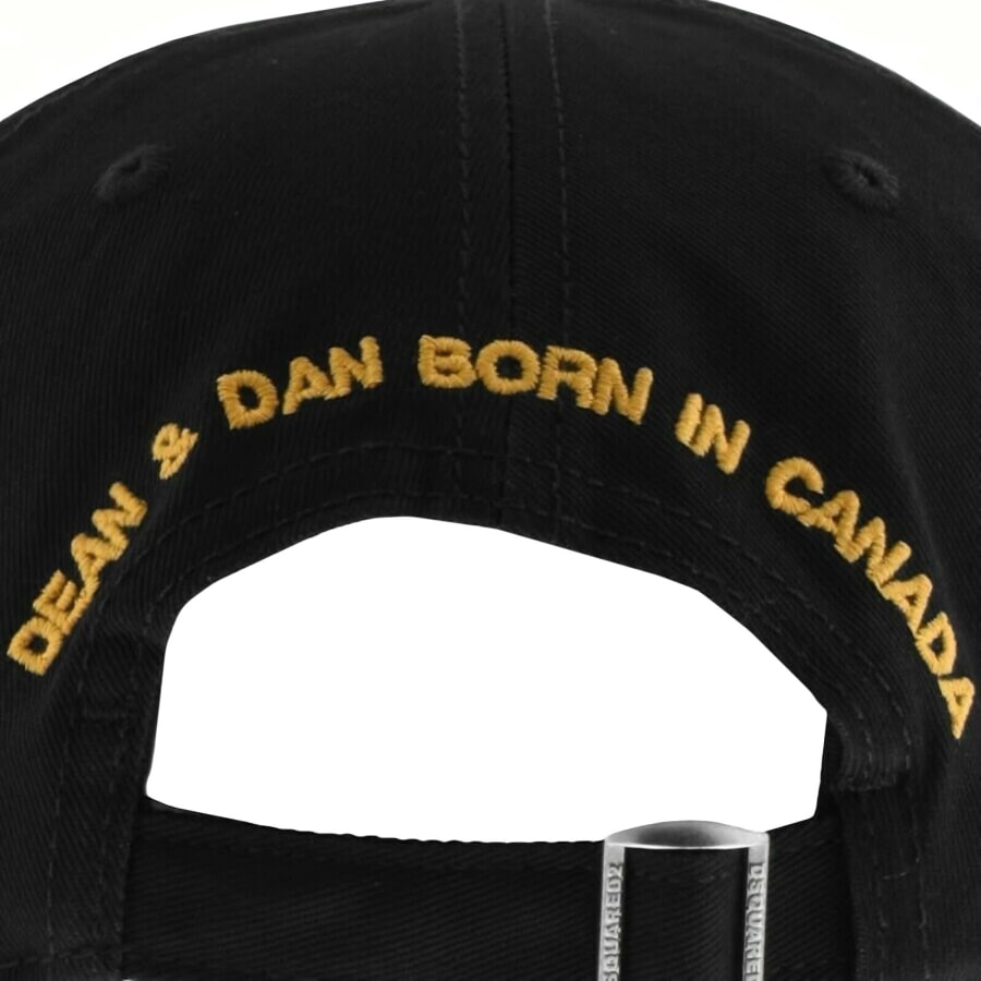 Image number 3 for DSQUARED2 Canada Patch Baseball Cap Black