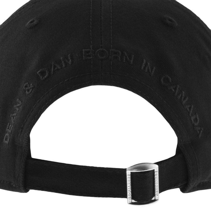 Image number 3 for DSQUARED2 Canada Patch Baseball Cap Black