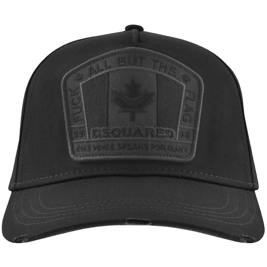 Image number 1 for DSQUARED2 Canada Patch Baseball Cap Black