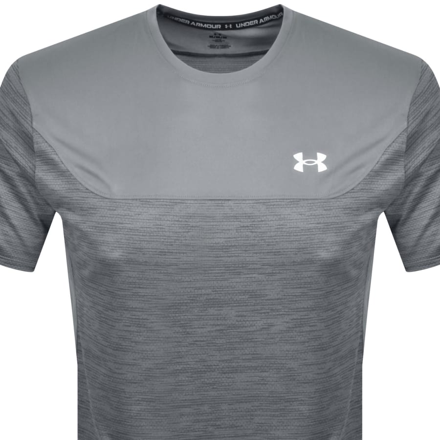 Image number 2 for Under Armour Tech Utility T Shirt Grey
