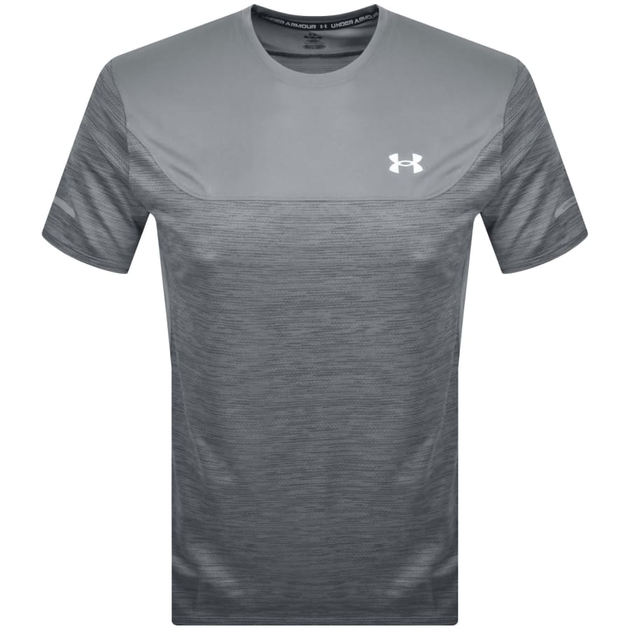 Image number 1 for Under Armour Tech Utility T Shirt Grey