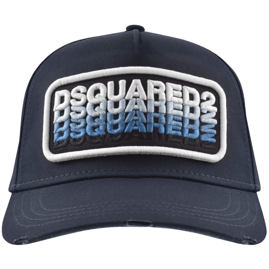 Image number 1 for DSQUARED2 Patch Baseball Cap Navy