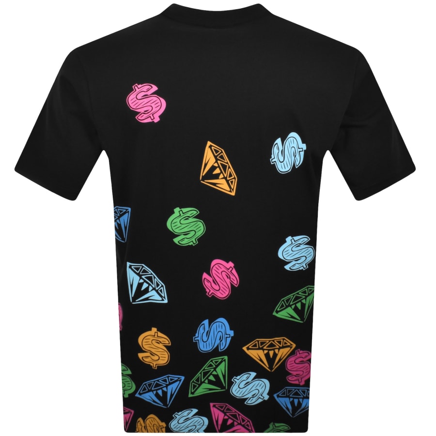 Image number 5 for Billionaire Boys Club Diamonds Dollars T Shirt Bla