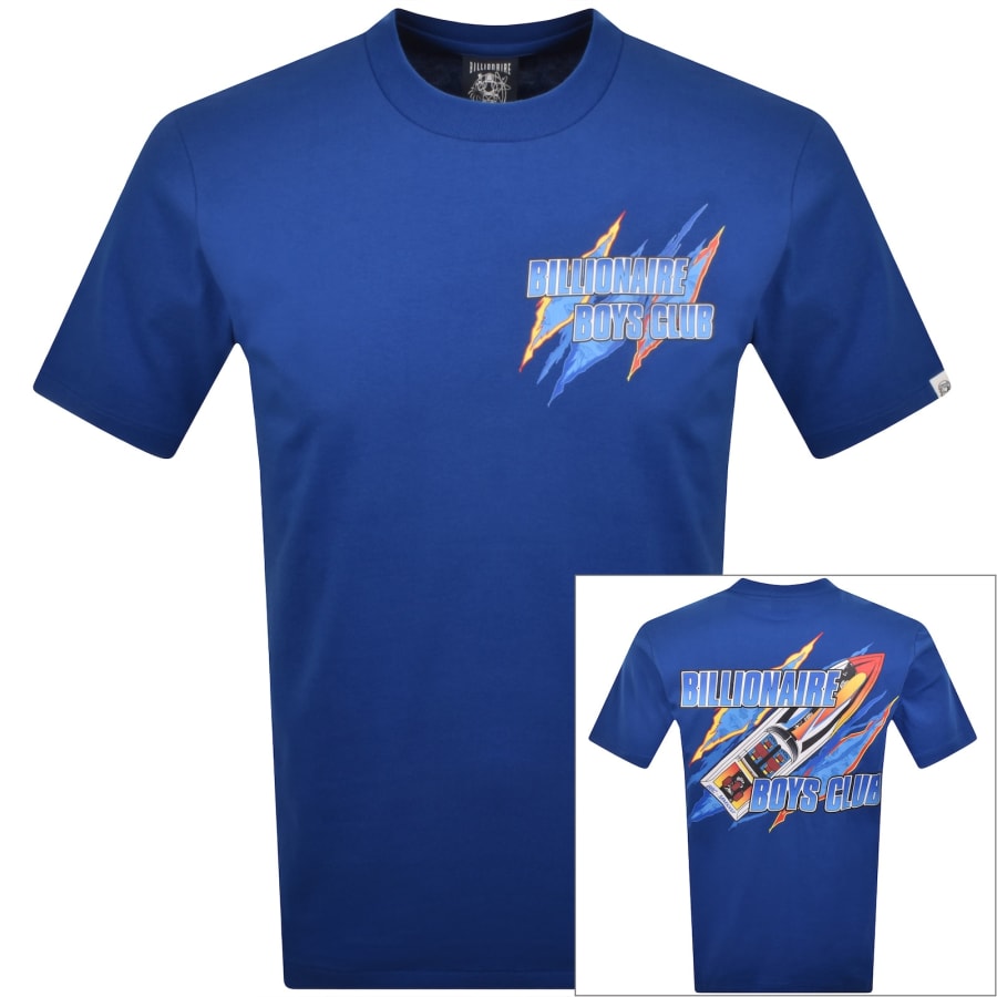 Image number 1 for Billionaire Boys Club Speed Ripper T Shirt Blue