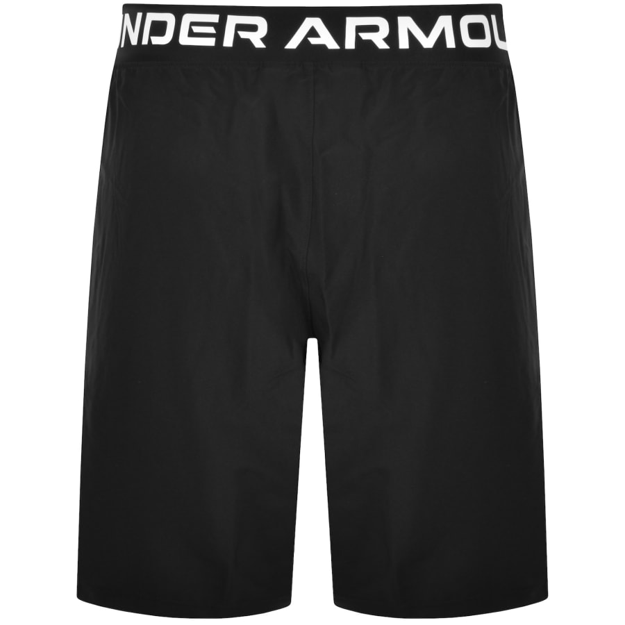 Image number 2 for Under Armour Woven Halfback Shorts Black