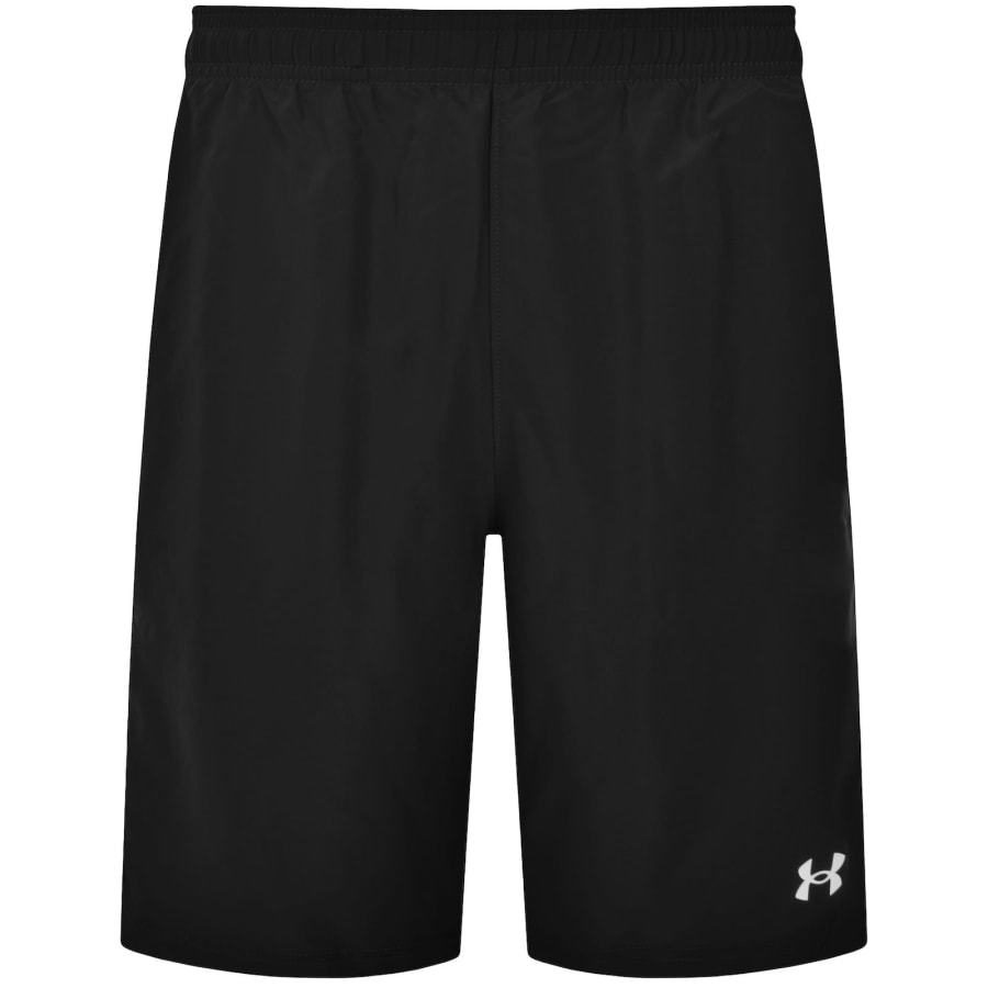 Image number 1 for Under Armour Woven Halfback Shorts Black