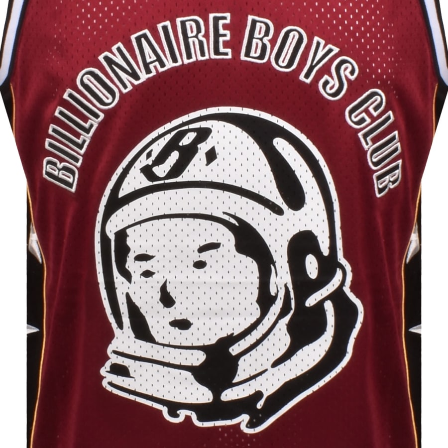 Image number 3 for Billionaire Boys Club Mesh Baseball Vest Red