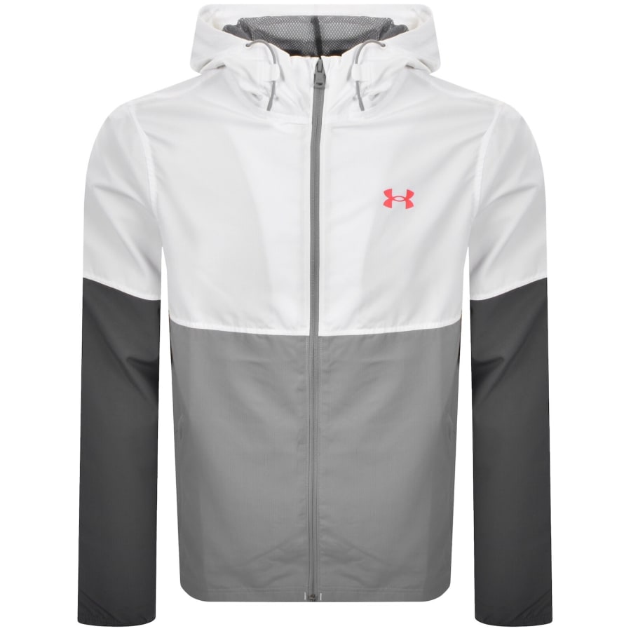 Image number 1 for Under Armour Blocked Jacket White