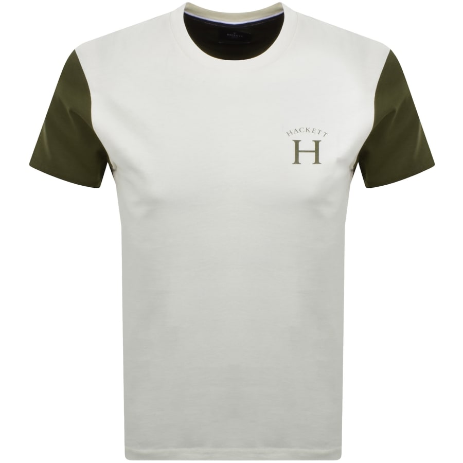 Image number 2 for Hackett Multi T Shirt Off White
