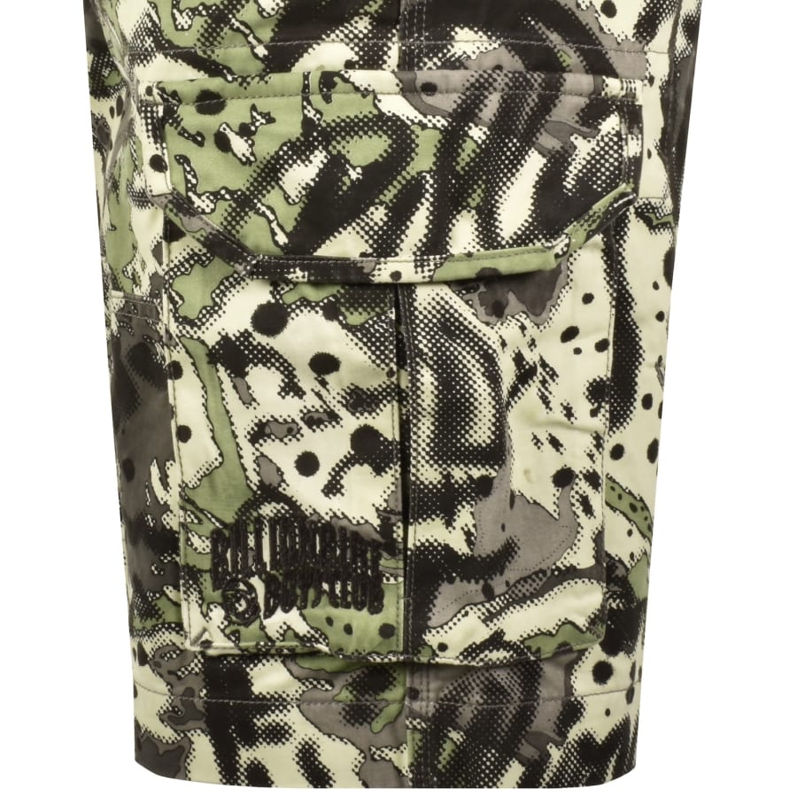 Image number 4 for Billionaire Boys Club Camo Cargo Shorts Brown