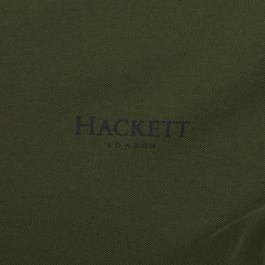 Image number 3 for Hackett Essential Logo Polo T Shirt Green