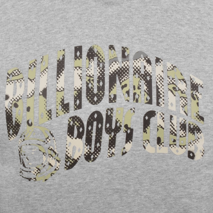 Image number 3 for Billionaire Boys Club Camo Arch Logo Hoodie Grey