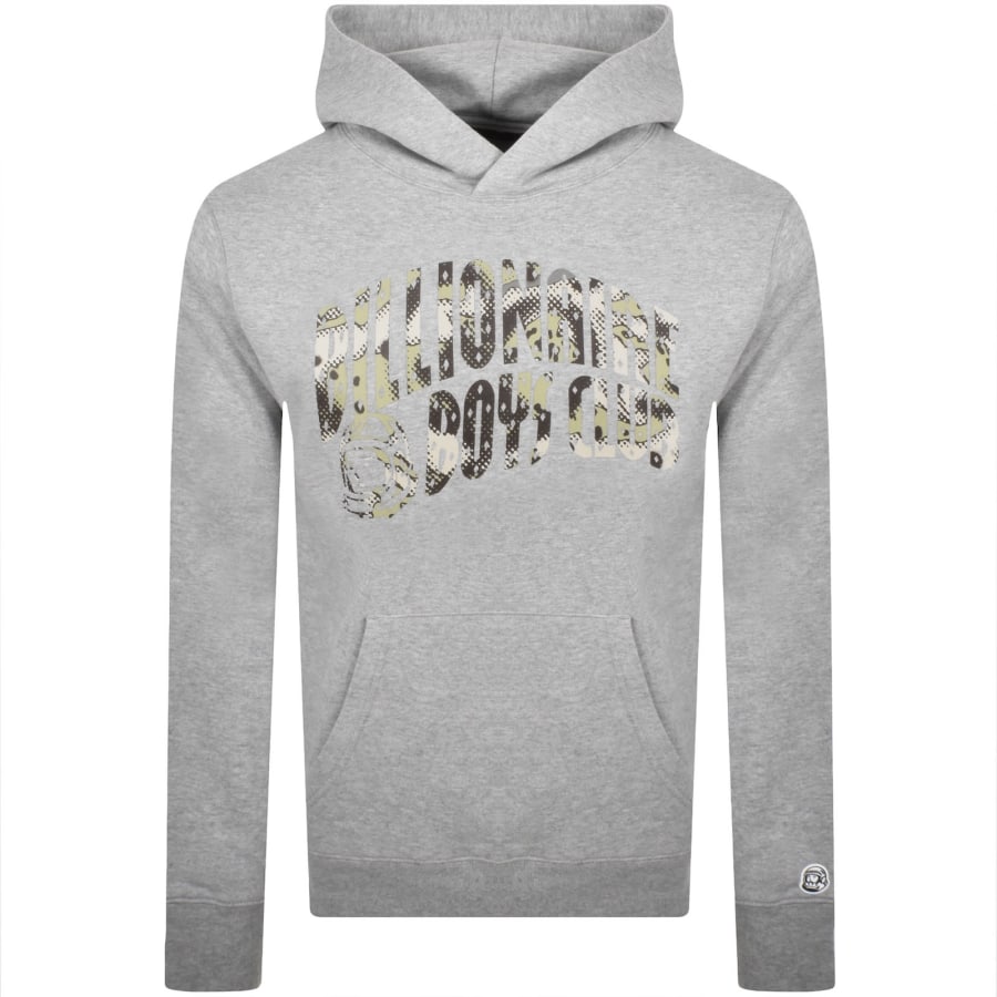 Image number 1 for Billionaire Boys Club Camo Arch Logo Hoodie Grey