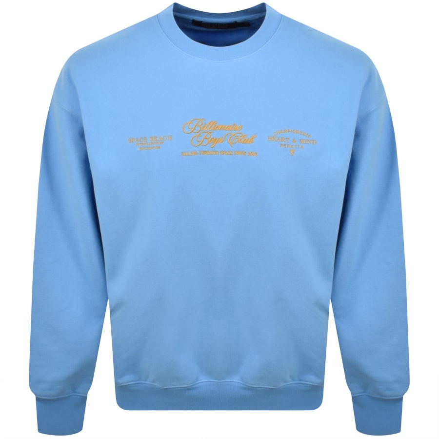 Image number 2 for Billionaire Boys Club Regatta Sweatshirt Blue