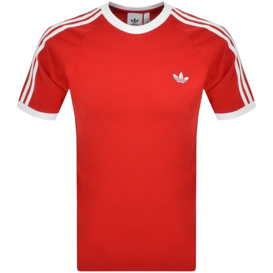 Image number 1 for adidas Trefoil Logo T Shirt Red