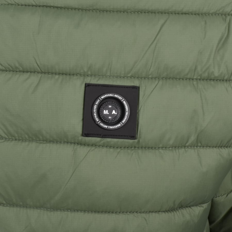 Image number 3 for Marshall Artist Ashdale Bubble Jacket Khaki