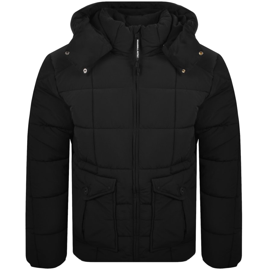Image number 2 for Marshall Artist Yukon Bubble Jacket Black