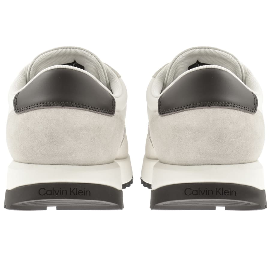 Image number 2 for Calvin Klein Repreve Mix Trainers Bordeaux Grey