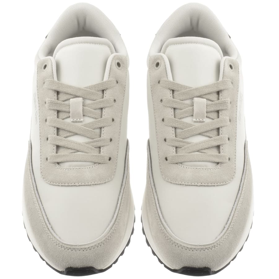 Image number 3 for Calvin Klein Repreve Mix Trainers Bordeaux Grey