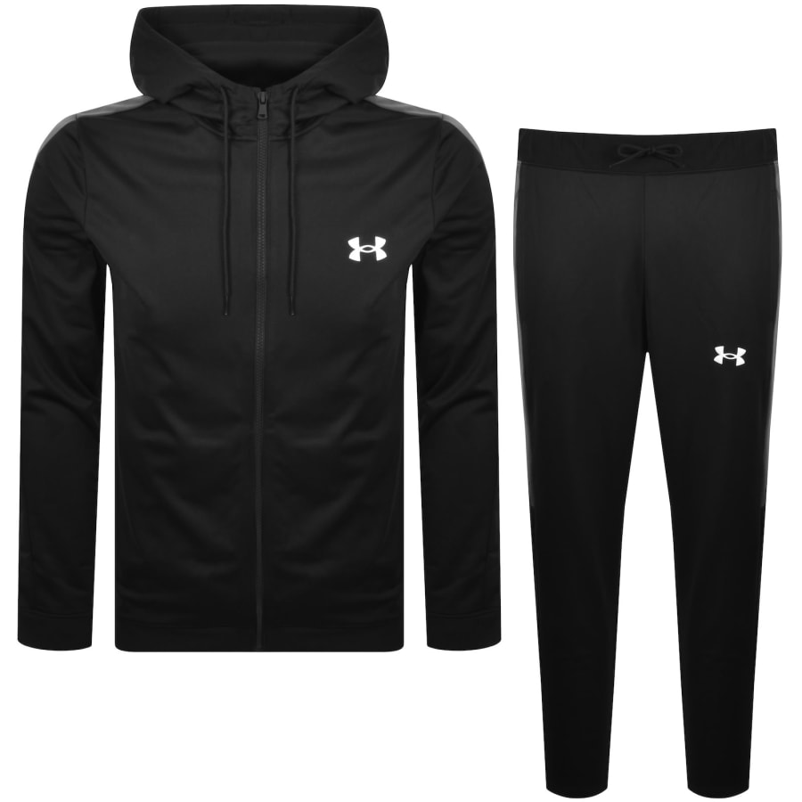Image number 1 for Under Armour Hooded Tracksuit Black