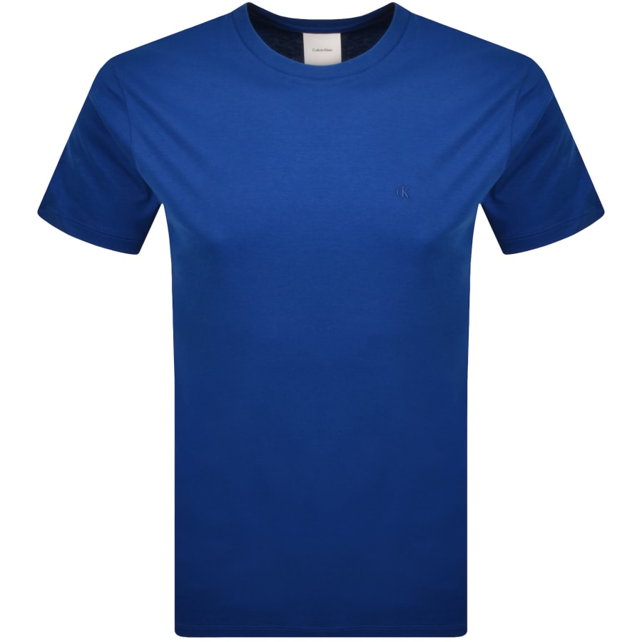 Image number 1 for Calvin Klein Supima T Shirt Blue