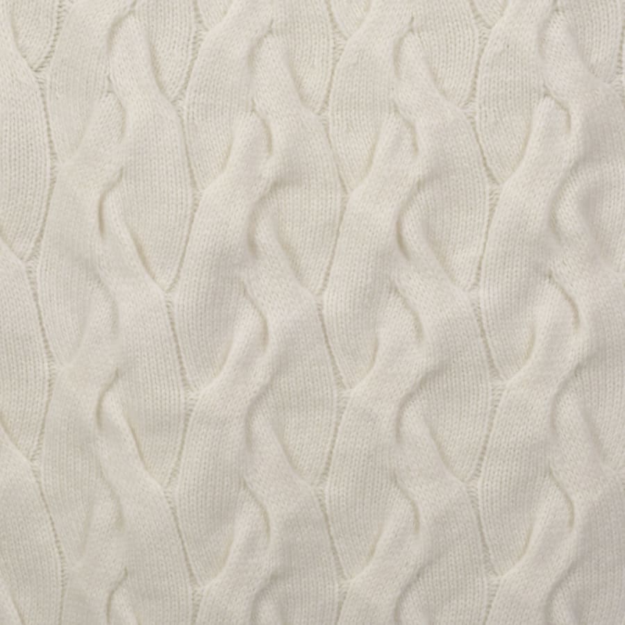 Image number 3 for Calvin Klein Crew Knit Jumper Off White