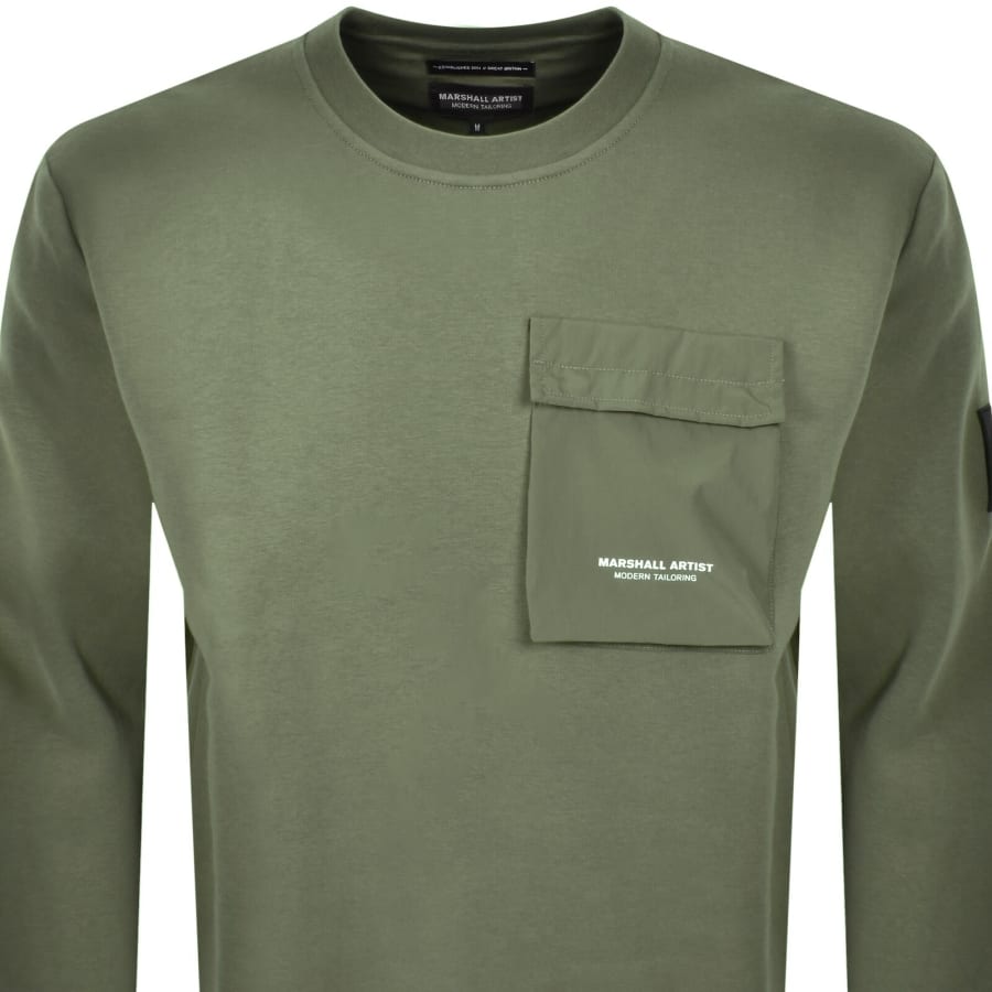 Image number 3 for Marshall Artist Crux Sweatshirt Green