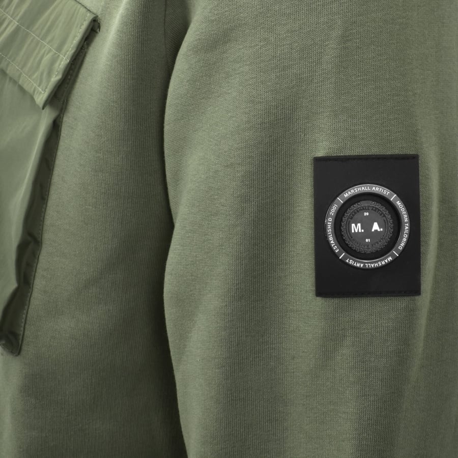 Image number 4 for Marshall Artist Crux Sweatshirt Green