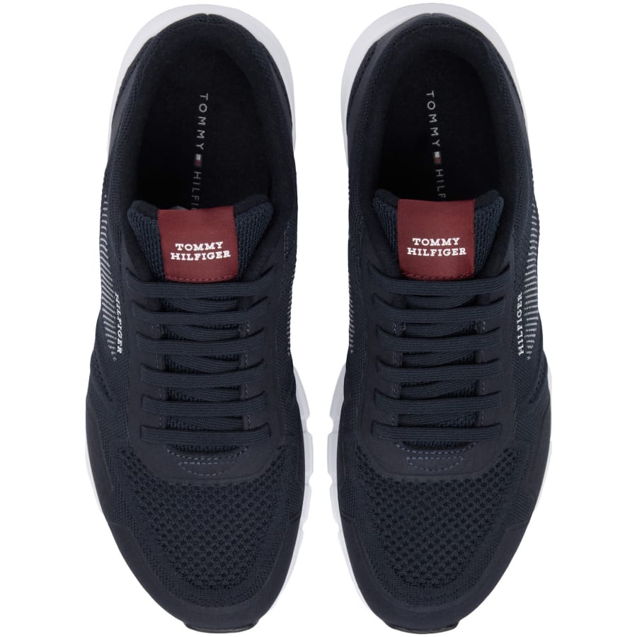 Image number 3 for Tommy Hilfiger Run Knit Trainers Blue