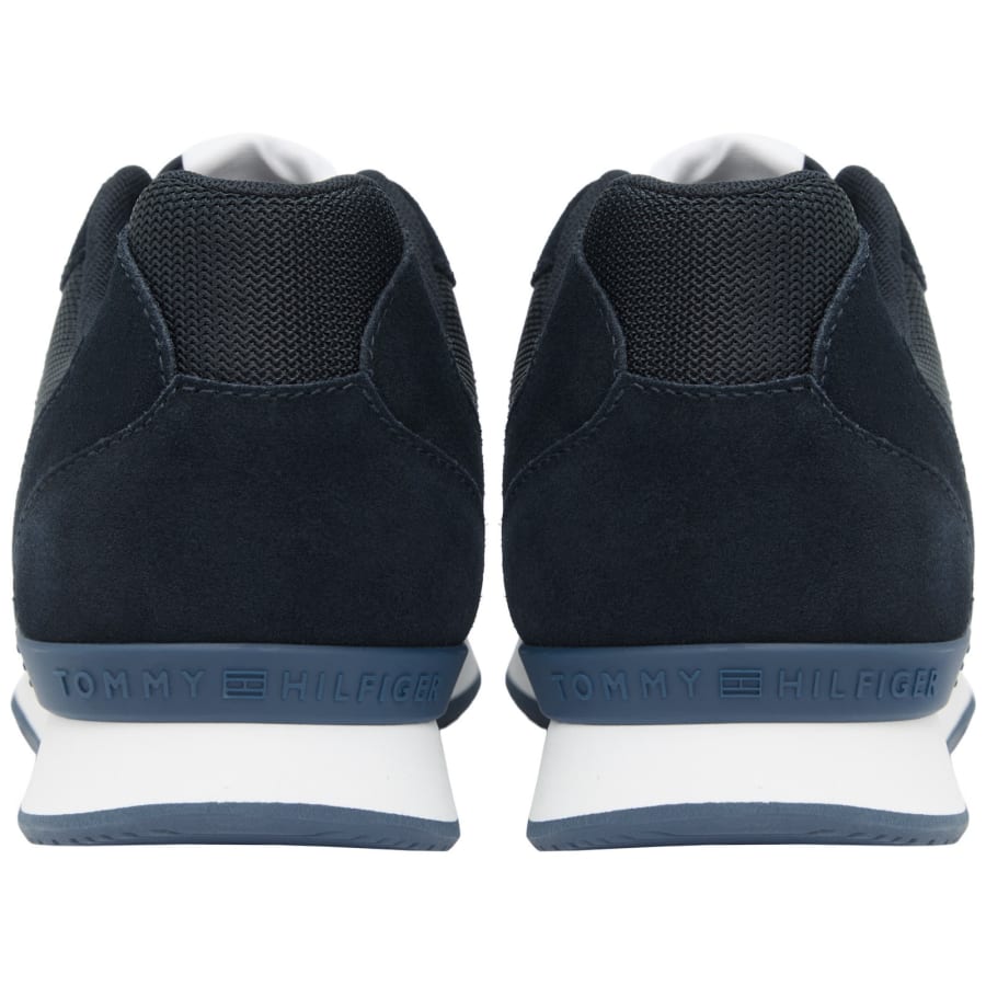 Image number 2 for Tommy Hilfiger Runner Icon Mix Trainers Blue