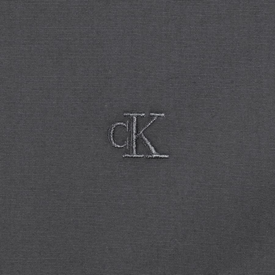 Image number 3 for Calvin Klein Slim Fit Solid Shirt Grey