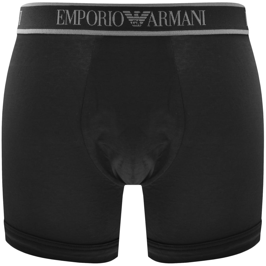 Image number 2 for Emporio Armani 3 Pack Boxers Black