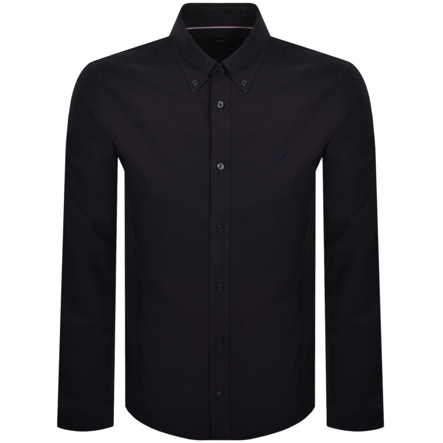 Image number 1 for BOSS H Roan Slim Fit Shirt Navy