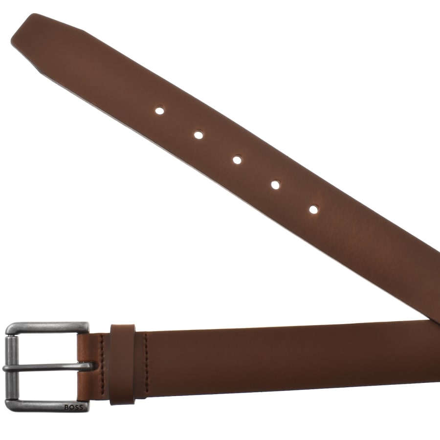 Image number 3 for BOSS Joris Roller Buckle Belt Brown