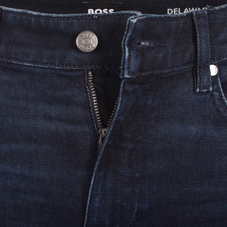 Image number 5 for BOSS H Delaware Slim Fit Jeans Dark Blue