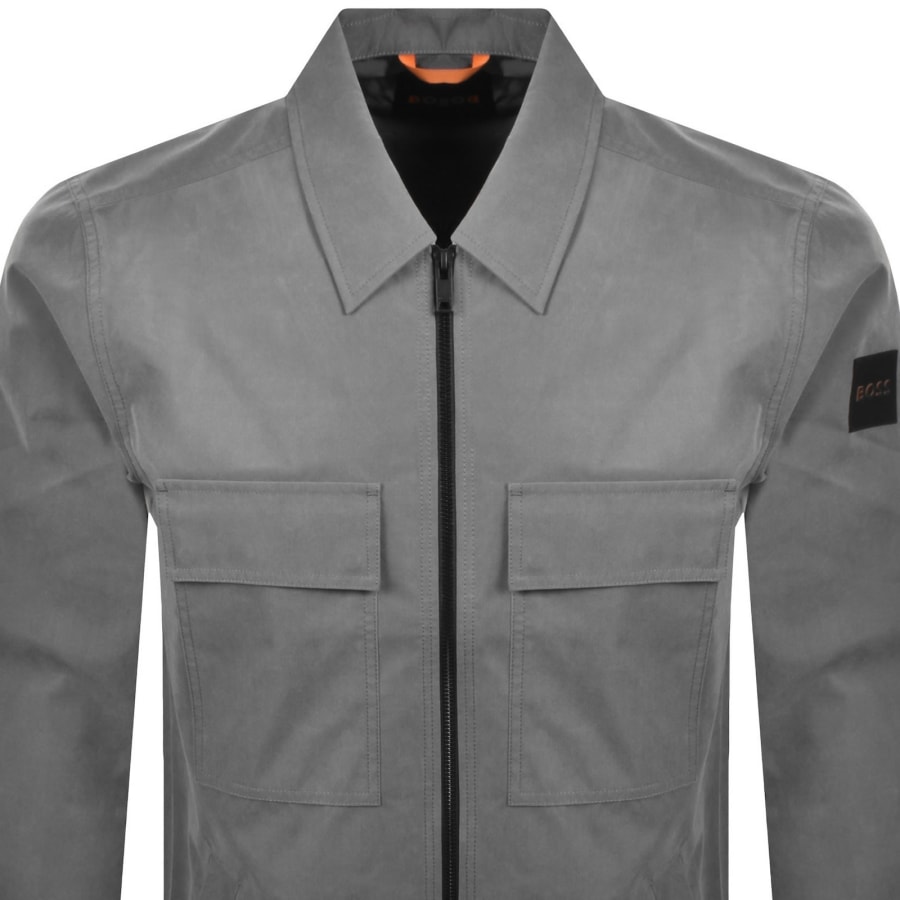 Image number 3 for BOSS Lozzy M Overshirt Grey