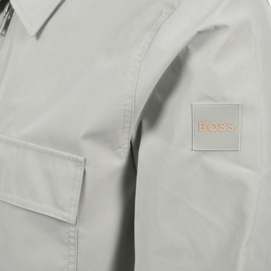Image number 4 for BOSS Lozzy M Overshirt Beige