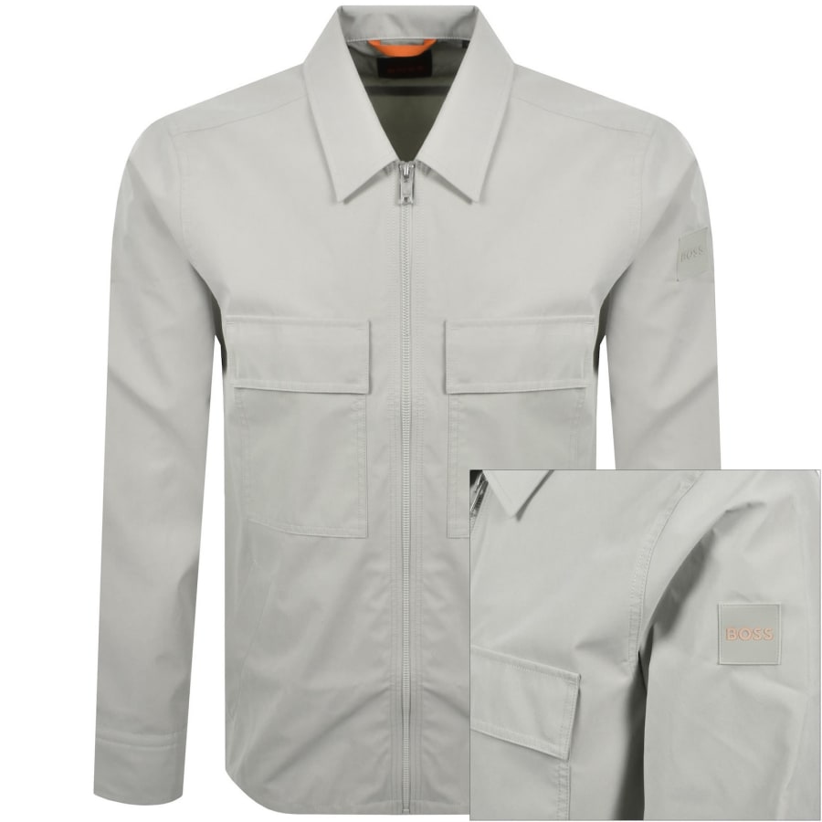 Image number 1 for BOSS Lozzy M Overshirt Beige