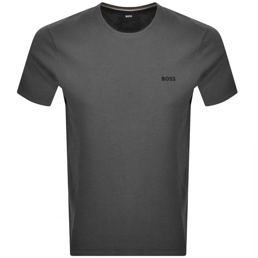 Image number 1 for BOSS Waffle T Shirt Grey