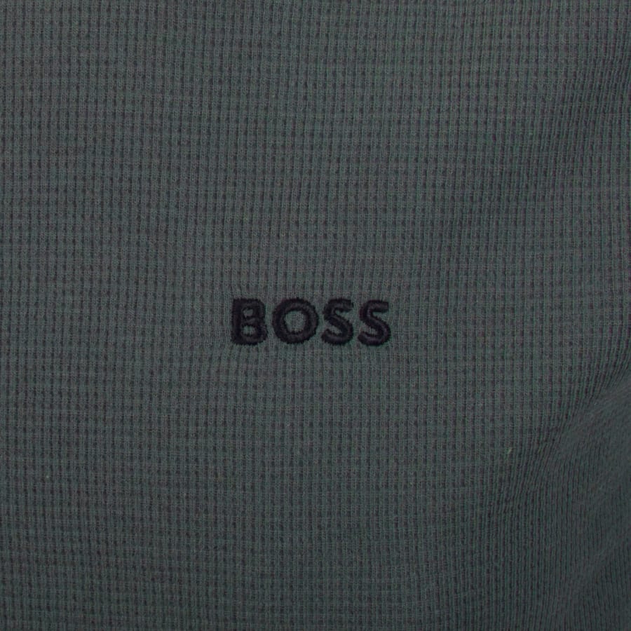 Image number 5 for BOSS Mix And Match Waffle Short Set Khaki