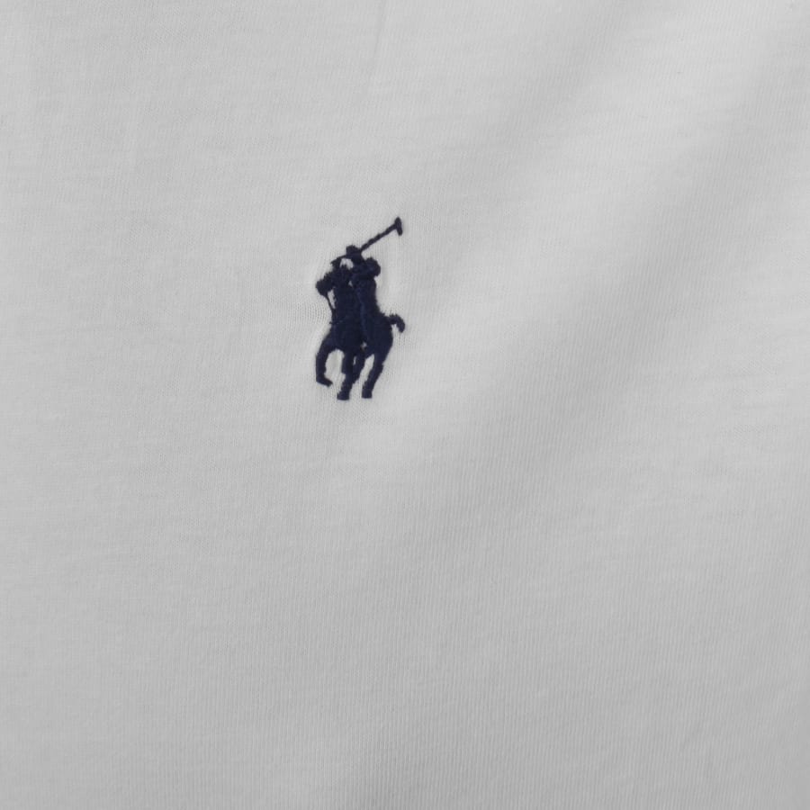 Image number 3 for Ralph Lauren Long Sleeved Hooded T Shirt White