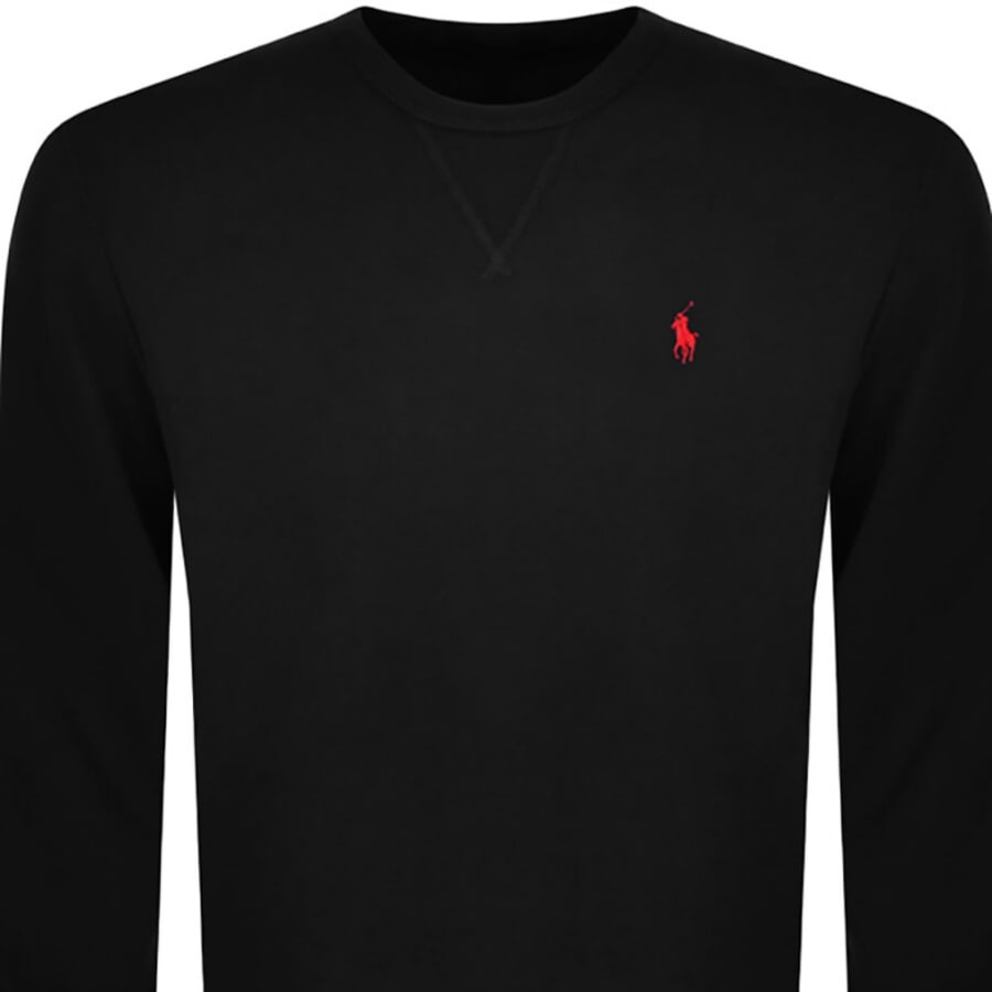 Image number 2 for Ralph Lauren Crew Neck Sweatshirt Black