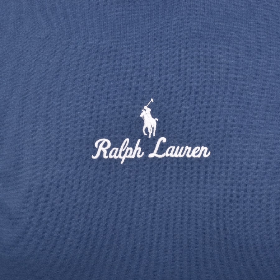 Image number 3 for Ralph Lauren Logo Hoodie Blue